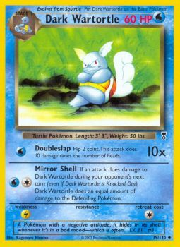 Dark Wartortle - 39/110 - Uncommon available at 401 Games Canada