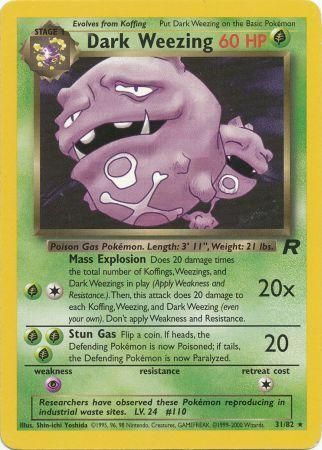 Dark Weezing - 31/82 - Rare - Unlimited available at 401 Games Canada