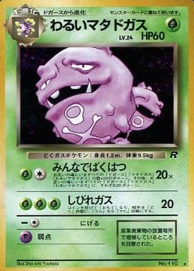 Dark Weezing (Japanese) - 110 - Holo Rare