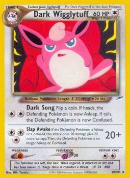 Dark Wigglytuff - 40/105 - Uncommon - Unlimited available at 401 Games Canada