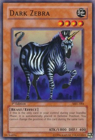 Dark Zebra - MRL-084 - Common - 1st Edition available at 401 Games Canada