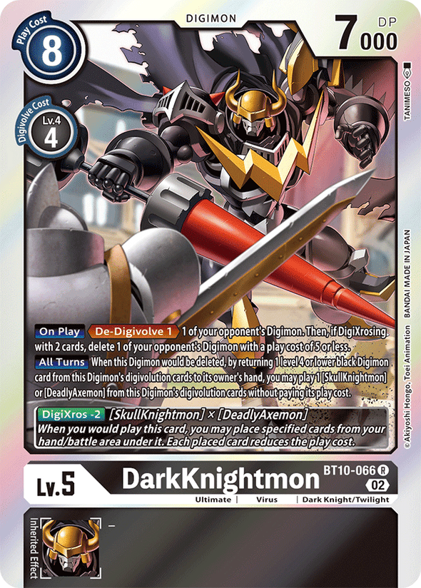 DarkKnightmon - BT10-066 - Rare available at 401 Games Canada