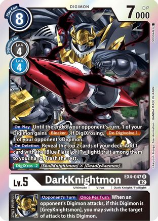 DarkKnightmon - EX4-047 - Rare available at 401 Games Canada