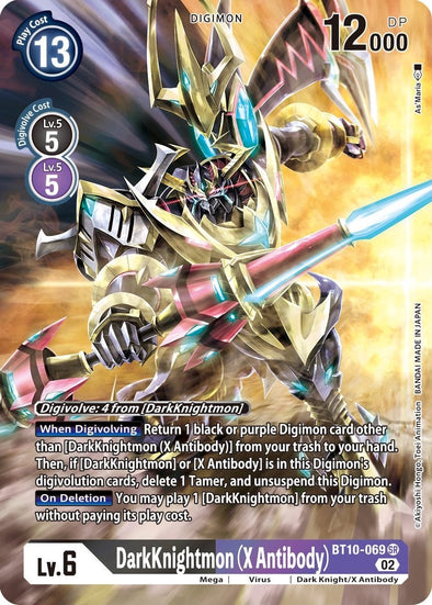 DarkKnightmon (X Antibody) (Alternate Art) - BT10-069 - Super Rare available at 401 Games Canada