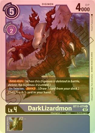 DarkLizardmon (Foil) - BT11-079 - Common available at 401 Games Canada