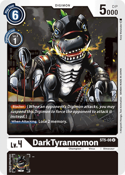 DarkTyrannomon - ST5-08 - Uncommon available at 401 Games Canada