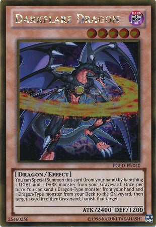 Darkflare Dragon - PGLD-EN040 - Gold Rare - Unlimited available at 401 Games Canada