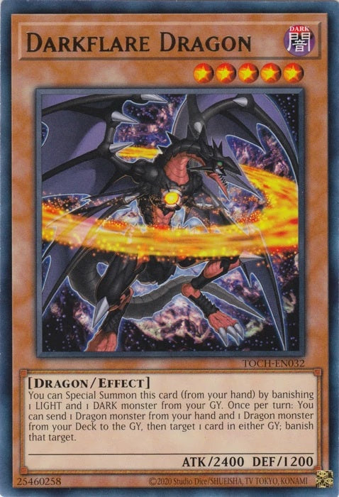 Darkflare Dragon - TOCH-EN032 - Rare - Unlimited available at 401 Games Canada