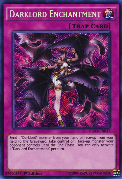 Darklord Enchantment - DESO-EN037 - Secret Rare - 1st Edition available at 401 Games Canada