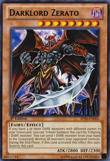Darklord Zerato - BP02-EN060 - Rare - 1st Edition available at 401 Games Canada