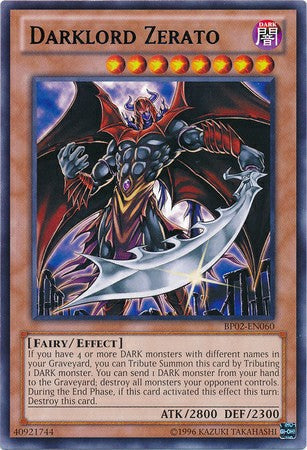 Darklord Zerato - BP02-EN060 - Rare - Unlimited available at 401 Games Canada