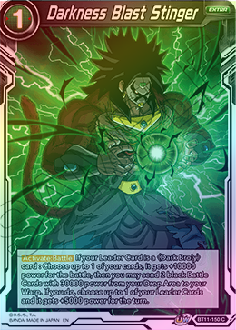 Darkness Blast Stinger - BT11-150 - Common (FOIL) available at 401 Games Canada