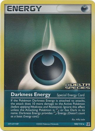 Darkness Energy - 103/113 - Rare - Reverse Holo available at 401 Games Canada