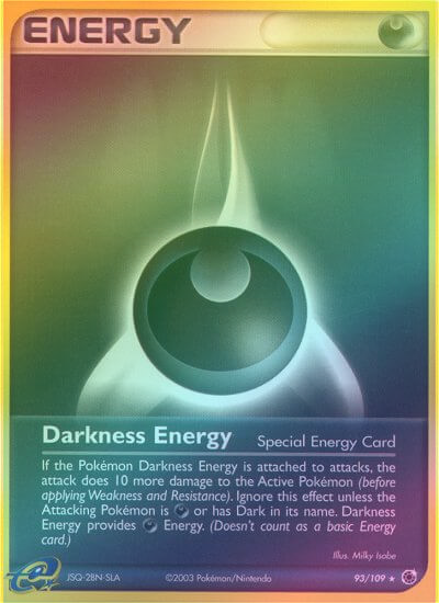 Darkness Energy - 93/109 - Rare - Reverse Holo available at 401 Games Canada