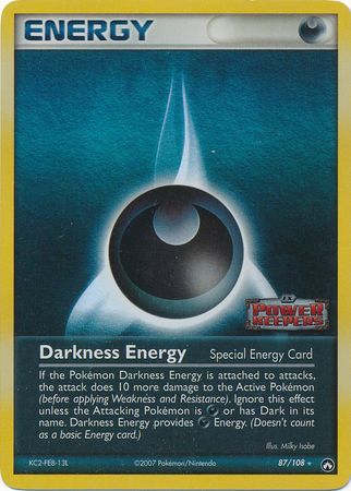 Darkness Energy (Special) - 87/108 - Rare - Reverse Holo available at 401 Games Canada