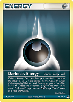 Darkness Energy (Special) - 87/108 - Rare available at 401 Games Canada