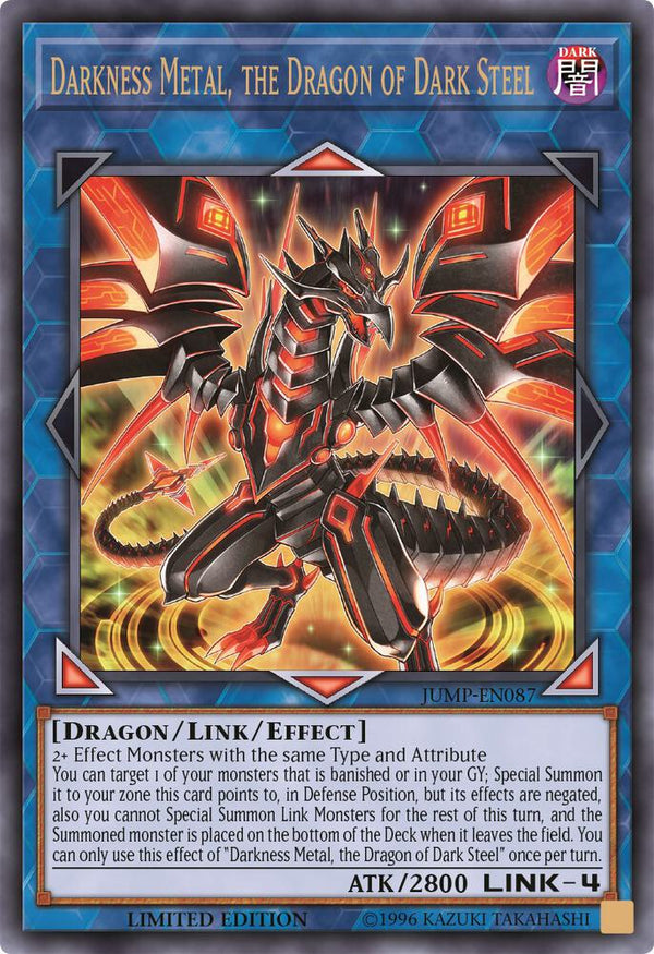 Darkness Metal, the Dragon of Dark Steel - JUMP-EN087 - Ultra Rare