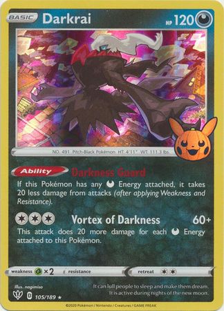 Darkrai - 105/189 - Holo Promo (Trick or Trade BOOster Bundle) available at 401 Games Canada