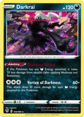 Darkrai - 105/189 - Rare - Theme Deck Exclusive available at 401 Games Canada