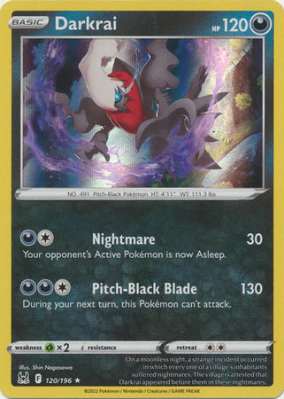 Darkrai - 120/196 - Holo Rare available at 401 Games Canada