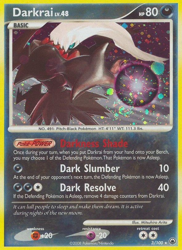 Darkrai - 3/100 - Holo Rare available at 401 Games Canada