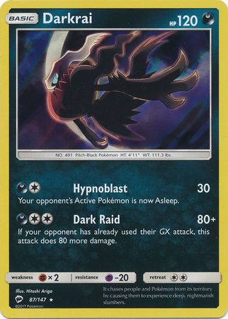 Darkrai - 87/147 - Holo Rare available at 401 Games Canada