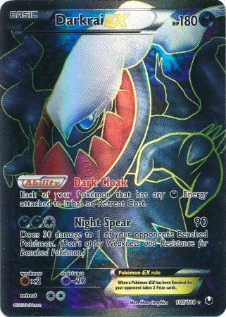 Darkrai EX - 107/108 - Full Art Ultra Rare available at 401 Games Canada