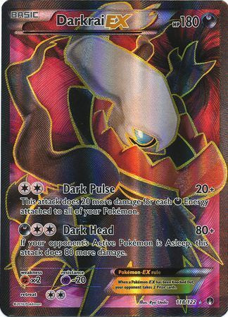 Darkrai EX - 118/122 - Full Art Ultra Rare available at 401 Games Canada