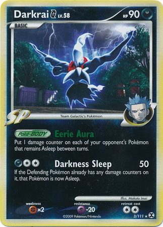 Darkrai G - 3/111 - Holo Rare - Reverse Holo available at 401 Games Canada