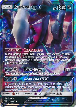 Darkrai GX - 88/147 - Ultra Rare available at 401 Games Canada