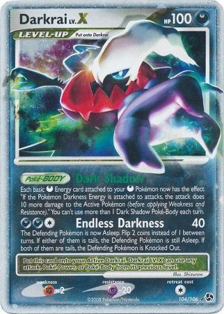 Darkrai LV.X - 104/106 - Ultra Rare available at 401 Games Canada