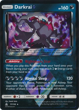 Darkrai Prism Star - 77/156 - Holo Rare available at 401 Games Canada