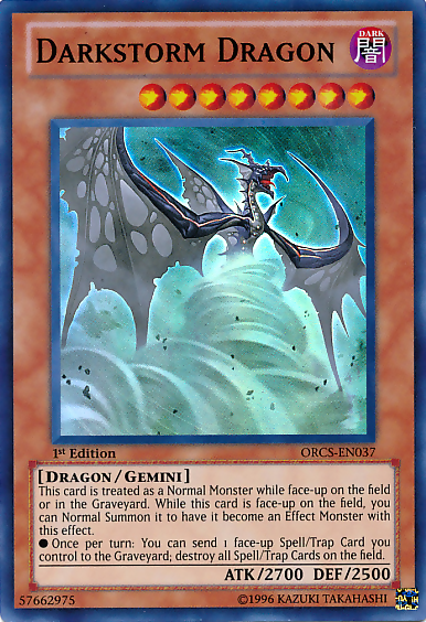 Darkstorm Dragon - ORCS-EN037 - Super Rare - 1st Edition available at 401 Games Canada