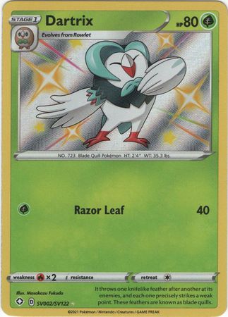 Dartrix - SV002/SV122 - Shiny Rare available at 401 Games Canada