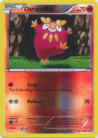 Darumaka - 24/114 - Uncommon - Reverse Holo available at 401 Games Canada