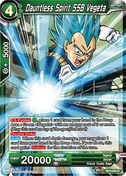 Dauntless Spirit SSB Vegeta - BT3-060 - Rare available at 401 Games Canada