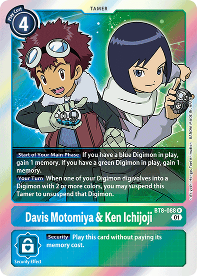 Davis Motomiya & Ken Ichijoji - BT8-088 - Rare available at 401 Games Canada