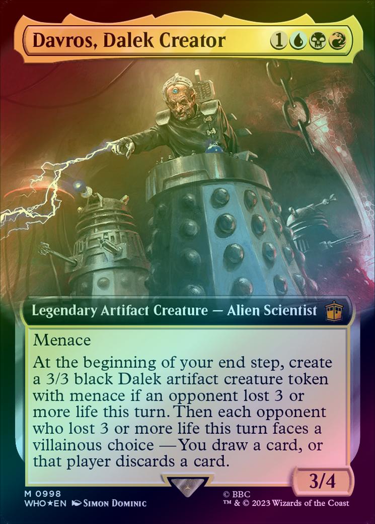 401 Games Canada - Davros, Dalek Creator - Extended Art (Surge Foil) (WHO) 401 Games Canada - Davros, Dalek Creator - Extended Art (Surge Foil) (WHO)