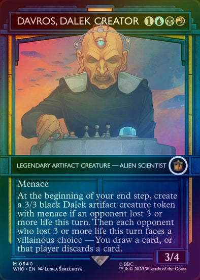 401 Games Canada - Davros, Dalek Creator - Showcase (Foil) (WHO) 401 Games Canada - Davros, Dalek Creator - Showcase (Foil) (WHO)
