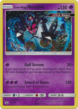 Dawn Wing Necrozma - SM106 - Holo Promo available at 401 Games Canada