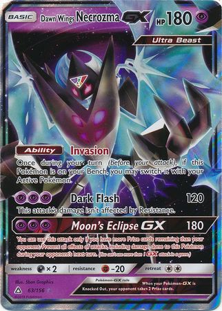 Dawn Wings Necrozma GX - 63/156 - Ultra Rare available at 401 Games Canada