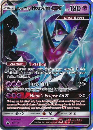 Dawn Wings Necrozma GX - SM101 - Promo available at 401 Games Canada