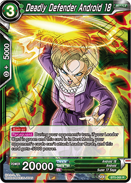 Deadly Defender Android 18 - BT5-065 - Rare available at 401 Games Canada