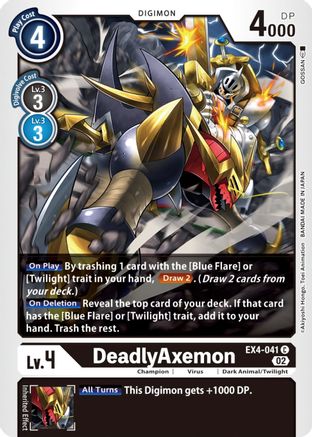 DeadlyAxemon - EX4-041 - Common available at 401 Games Canada