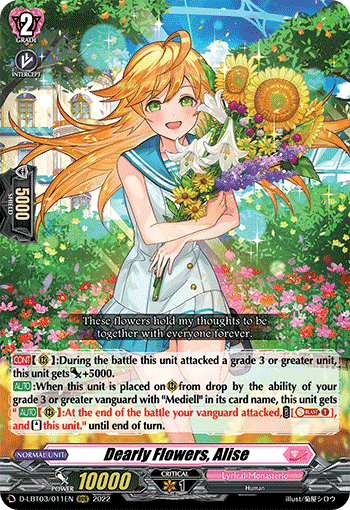 Dearly Flowers, Alise - D-LBT03/011 - Triple Rare available at 401 Games Canada