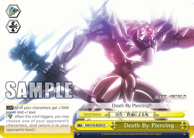 Death by Piercing - AW/S18-E029 - Climax Common available at 401 Games Canada