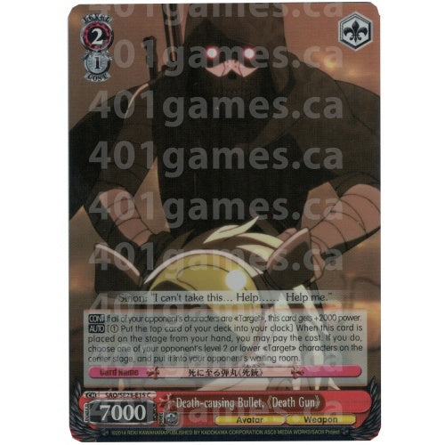 Death-causing Bullet, Death Gun (Parallel Foil) available at 401 Games Canada