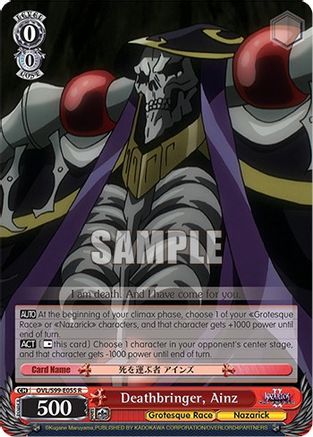 Deathbringer, Ainz - OVL/S99-E055 - Rare available at 401 Games Canada