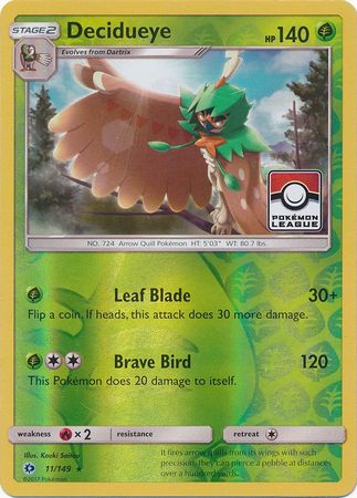 Decidueye - 11/149 - League Promo available at 401 Games Canada