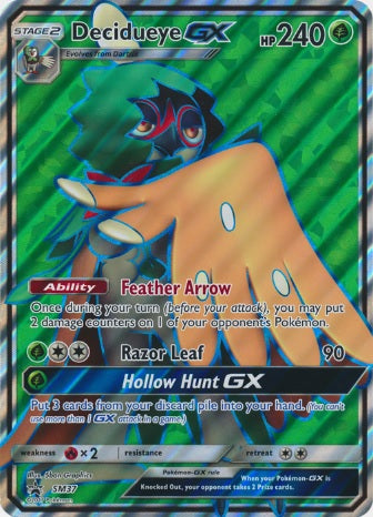 Decidueye GX - SM37 - Full Art Promo available at 401 Games Canada